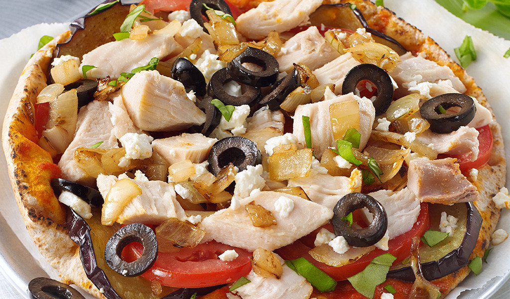 Olymel greek pizza with chicken